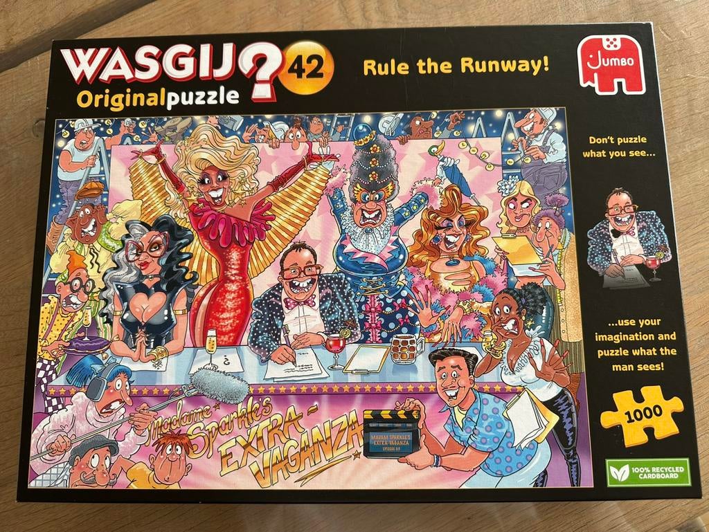 WASGIJ, nr 42 Rule the Runway, Ophalen of Verzenden, 500 t/m 1500 stukjes, Zo goed als nieuw