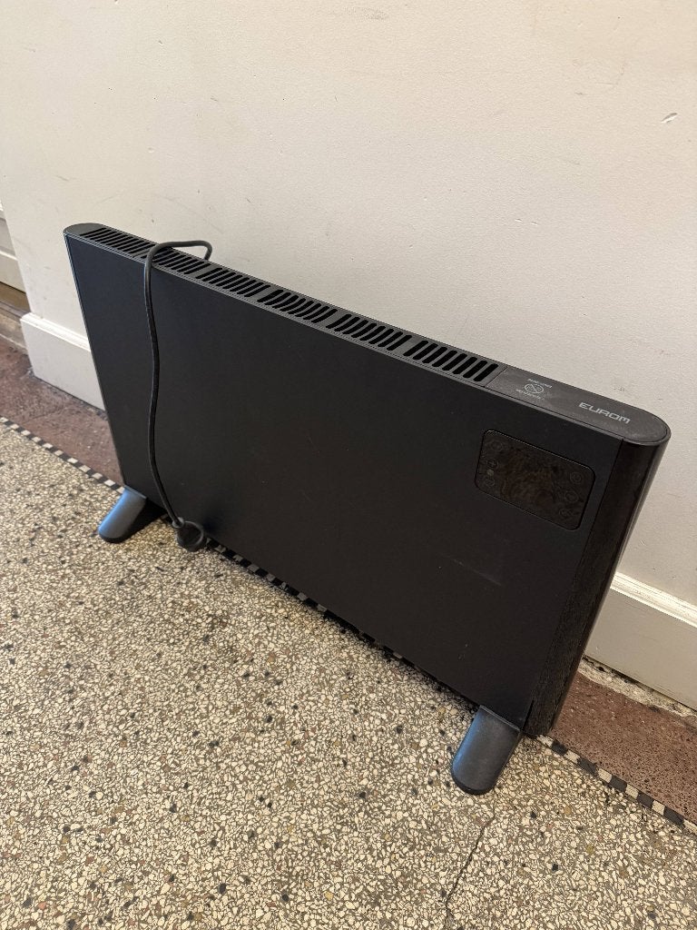 Eurom Alutherm Zwart 1500 WiFi Convectorkachel - 1500W, Ophalen, 30 tot 80 cm, Radiator, Zo goed als nieuw