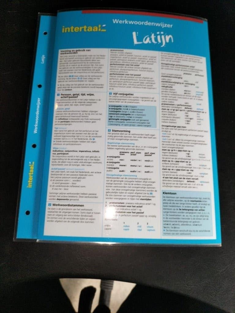 Latijn - werkwoordenwijzer - Intertaal - Nieuw! -, Ophalen, Nieuw, Overige niveaus, Latijn