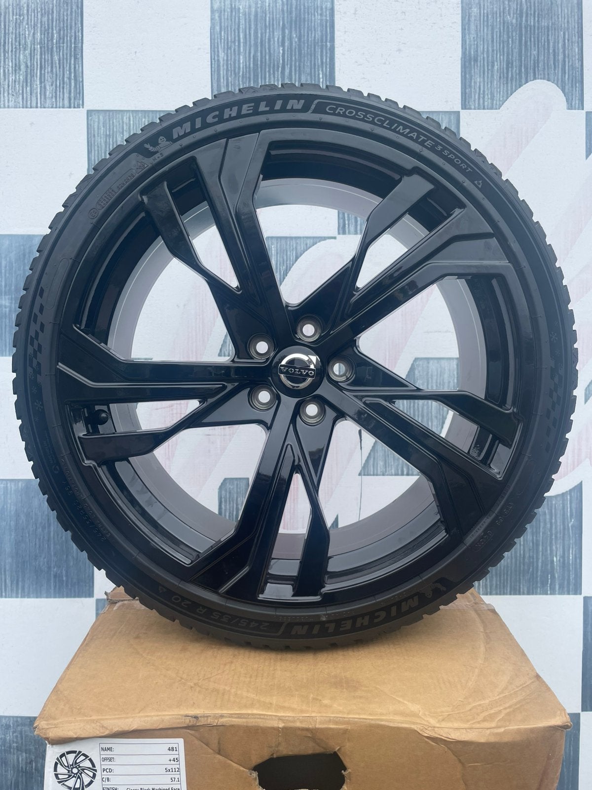 20” Volvo V60 5x108 velgen + michelin CROSSCLIMATE XC60 V90, Banden en Velgen, Nieuw, Ophalen of Verzenden, 20 inch