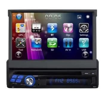 Android 15 navigatie1 din klapscherm carkit apple carplay, Auto diversen, Autoradio's, Oberonweg 262 3208pg, Nieuw, Ophalen of Verzenden