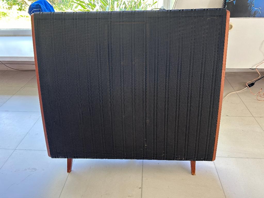 Quaud ESL 57, Gebruikt, 60 tot 120 watt, Front, Rear of Stereo speakers, Ophalen
