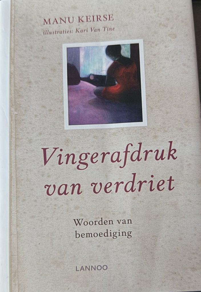 Manu Keirse Vingerafdruk van verdriet, Verzenden, Zo goed als nieuw, Overige onderwerpen, Achtergrond en Informatie