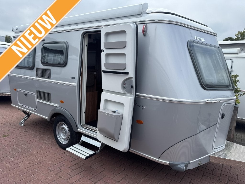Eriba Touring 530 Legend Hampton zilver AANBIEDING, Standaardzit, Bedrijf, Schokbreker, 4 tot 5 meter