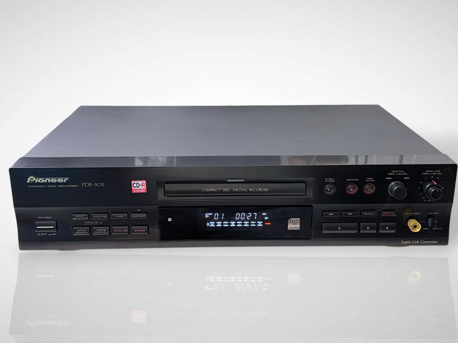 Pioneer PDR-509 CD-recorder - Perfect werkende staat, Pioneer, Pioneer, Ophalen of Verzenden, Zo goed als nieuw