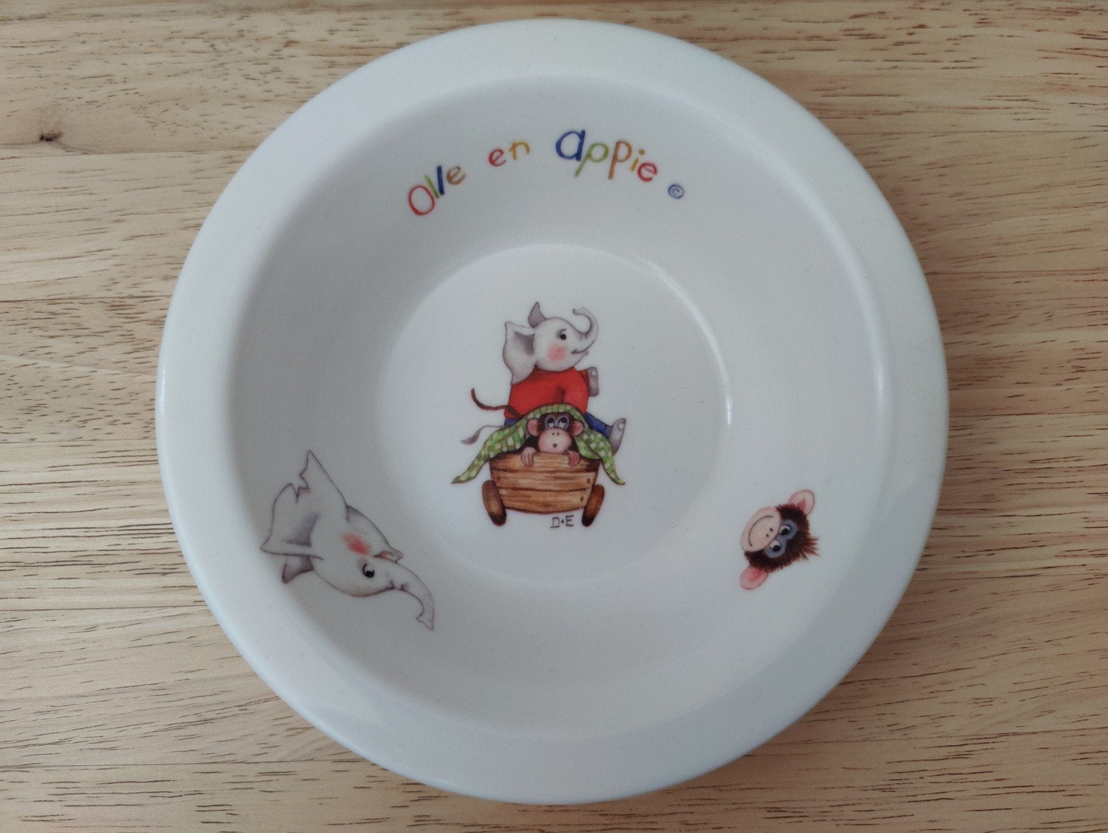 Mooi melamine schaaltje van Olle en Appie van Jet ter Steege, Verzenden, Zo goed als nieuw