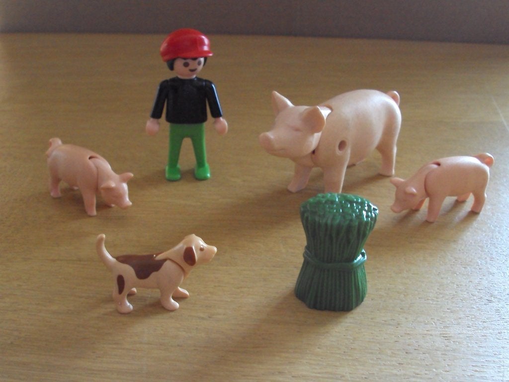 Playmobil varkentjes, Ophalen of Verzenden, Gebruikt, Los playmobil
