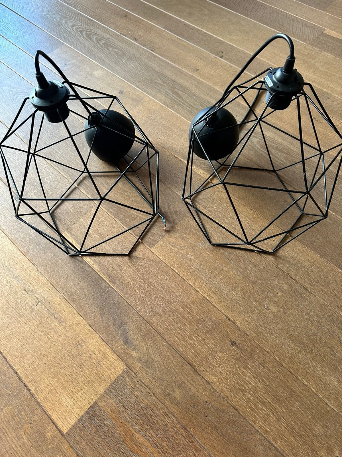 Super leuke lampen 2 stuks, Ophalen of Verzenden, Zo goed als nieuw, Rond