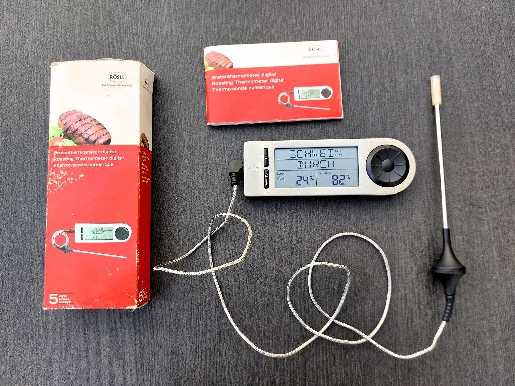Rösle Barbecue Kernthermometer - Digitaal (260318), Ophalen of Verzenden, Zo goed als nieuw, Rösle