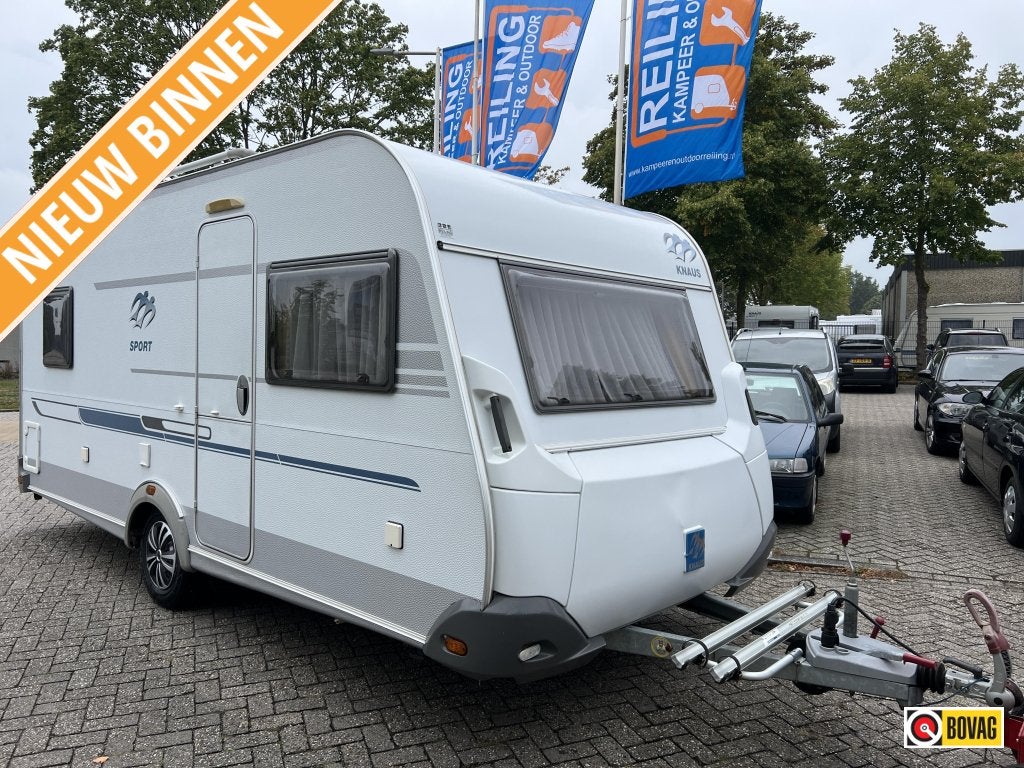 Knaus Sport Premium Line 450 FU Isabella Voortent Mover, Rondzit, Bedrijf, Overige typen, 4 tot 5 meter