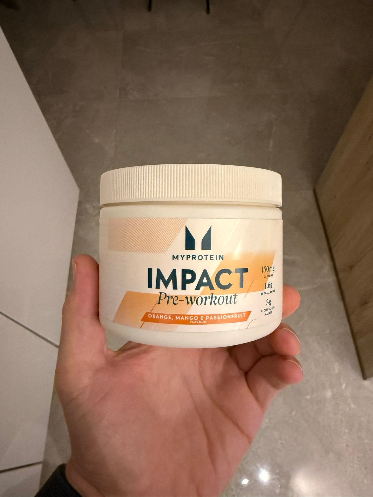 Myprotein Impact Pre-workout Orange Mango & Passionfruit, Ophalen of Verzenden, Nieuw, Poeder of Drank