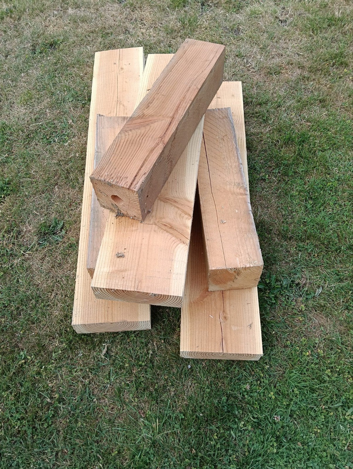 te koop stukken douglas hout, Ophalen, Minder dan 180 cm, Planken