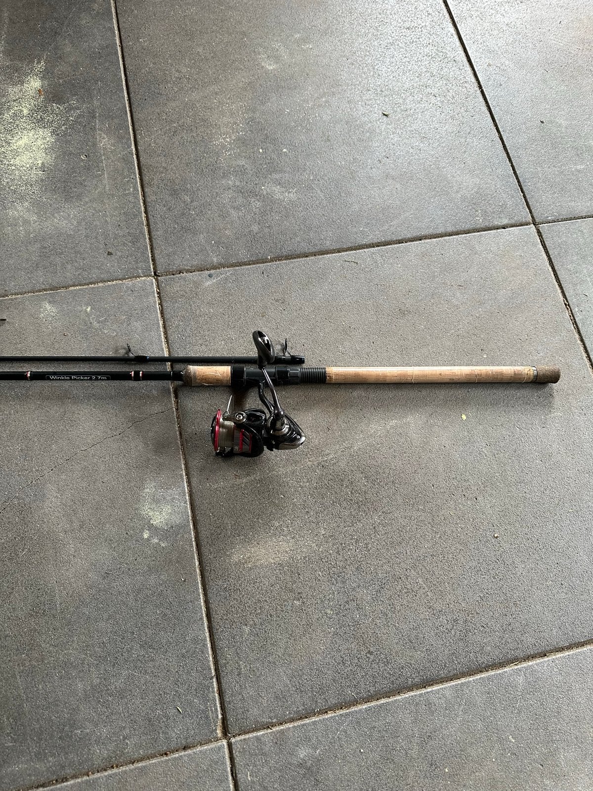 Winkle Picker 2.7m met molen en extra toppen, Ophalen, Gebruikt, Complete hengel