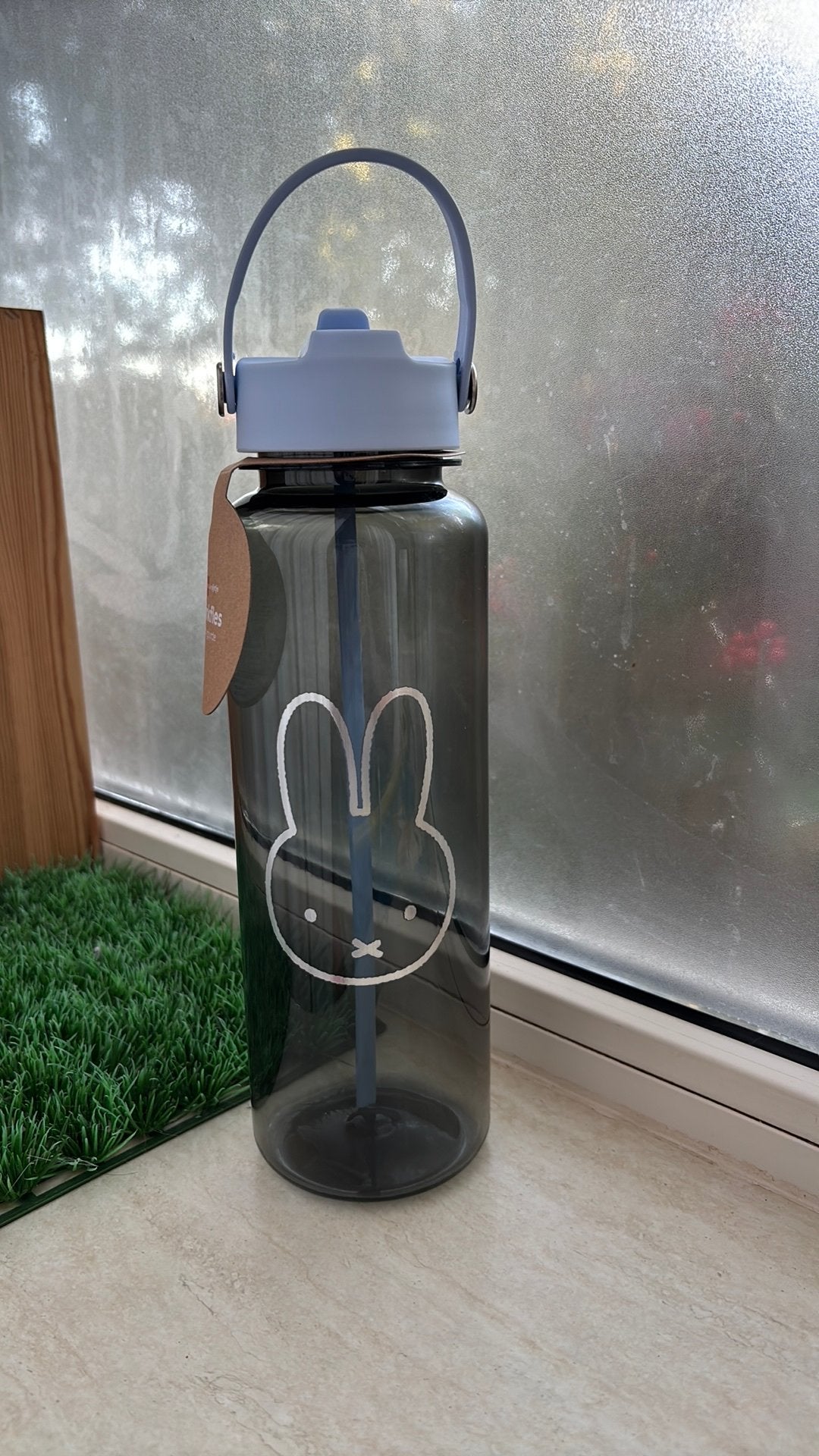 Nijntje drinkfles water blauw met rietje, Ophalen of Verzenden, Nieuw