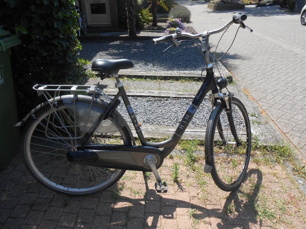 damesfiets rih omega, Versnellingen, Trommelrem, Ophalen, Overige merken