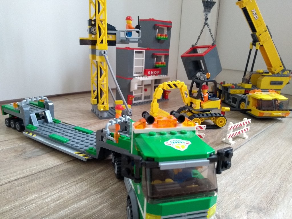 LEGO City 7633 Bouwplaats, Kinderen en Baby's, Speelgoed | Duplo en Lego, Ophalen, City, Lego, Complete set