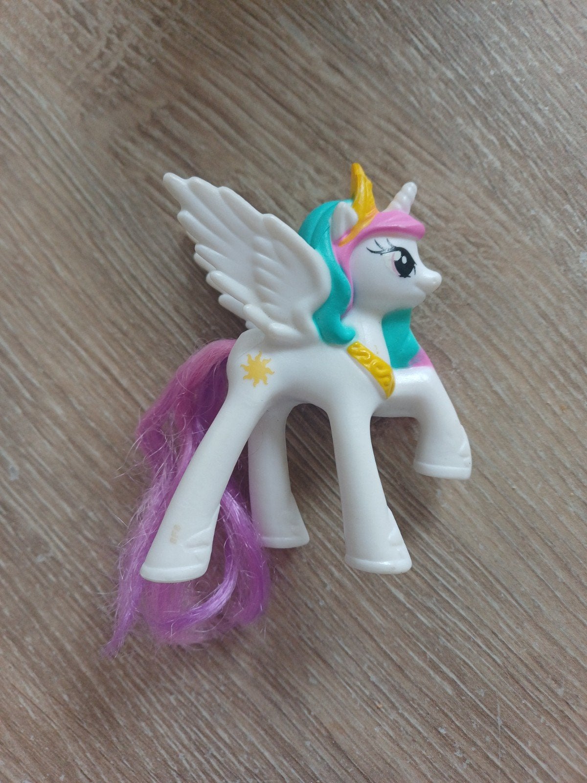 My Little Pony Prinses Celestia McDonald's speeltje 2014, Ophalen of Verzenden, Gebruikt