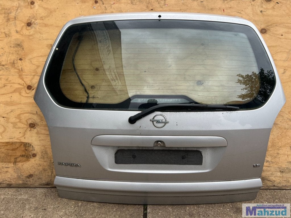 OPEL ZAFIRA A Zilver Z157 Achterklep 1998-2005, Gebruikt, Deur, Opel Automobile GmbH, Ophalen of Verzenden