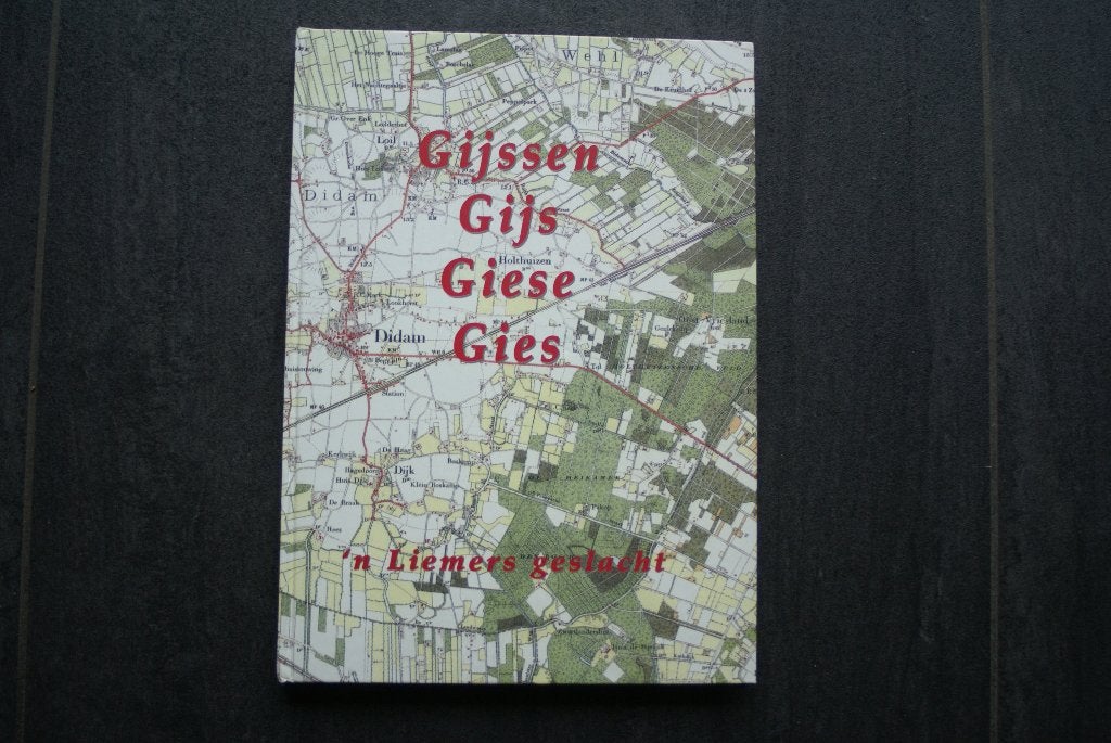 Gijssen, Gijs, Giese, Gies 'n Liemers geslacht..., Ophalen of Verzenden, Zo goed als nieuw, Gelderland