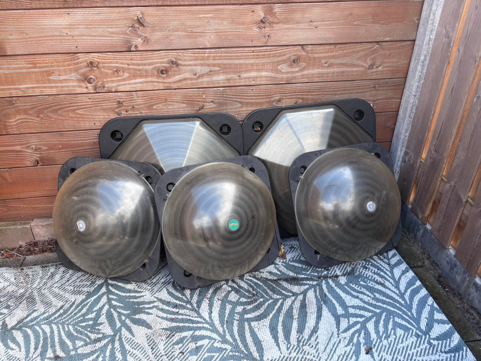 5 zonnebollen €100,-, Tuin en Terras, Ophalen, Gebruikt, Verwarming