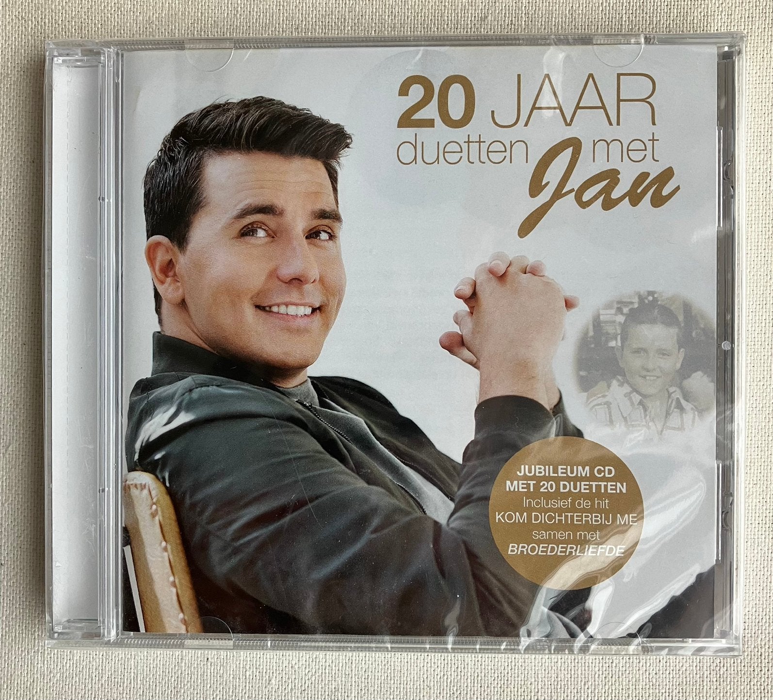 CD Jan Smit 20 jaar dueten met nieuw in verpakking, Ophalen of Verzenden, Nieuw in verpakking, Levenslied of Smartlap