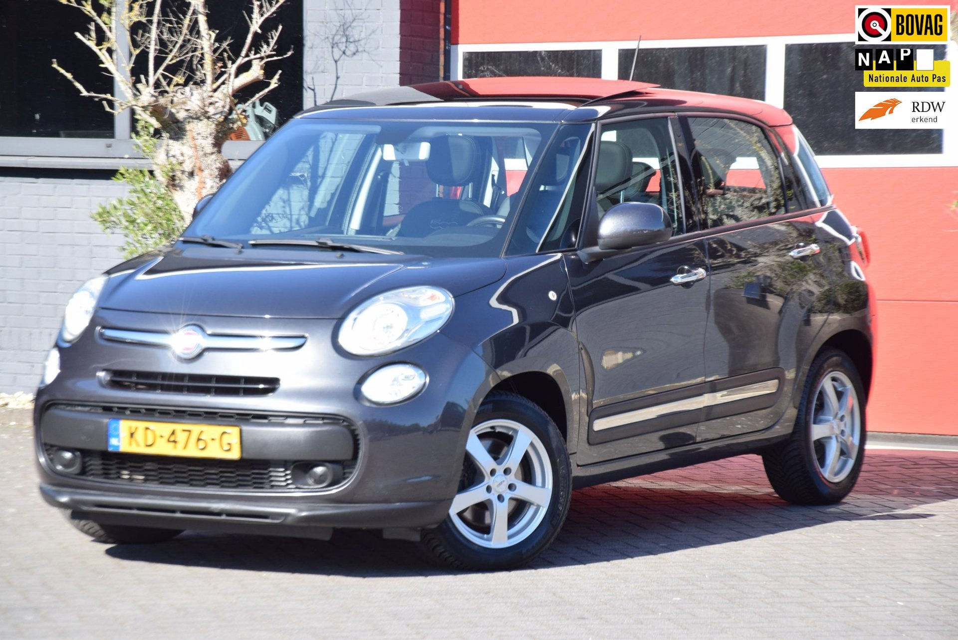 Fiat 500L 1.4 16V 2016 Airco Panoramadak, Auto's, Fiat, Voorwielaandrijving, Dealer onderhouden, Stof, 4 cilinders