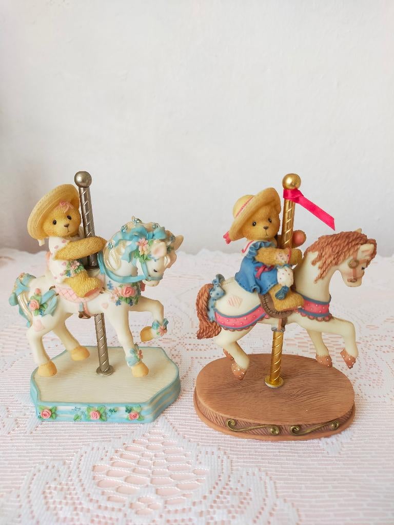 Cherished Teddies Gina Virginia Carousel, Ophalen of Verzenden, Gebruikt, Beeldje, Cherished Teddies