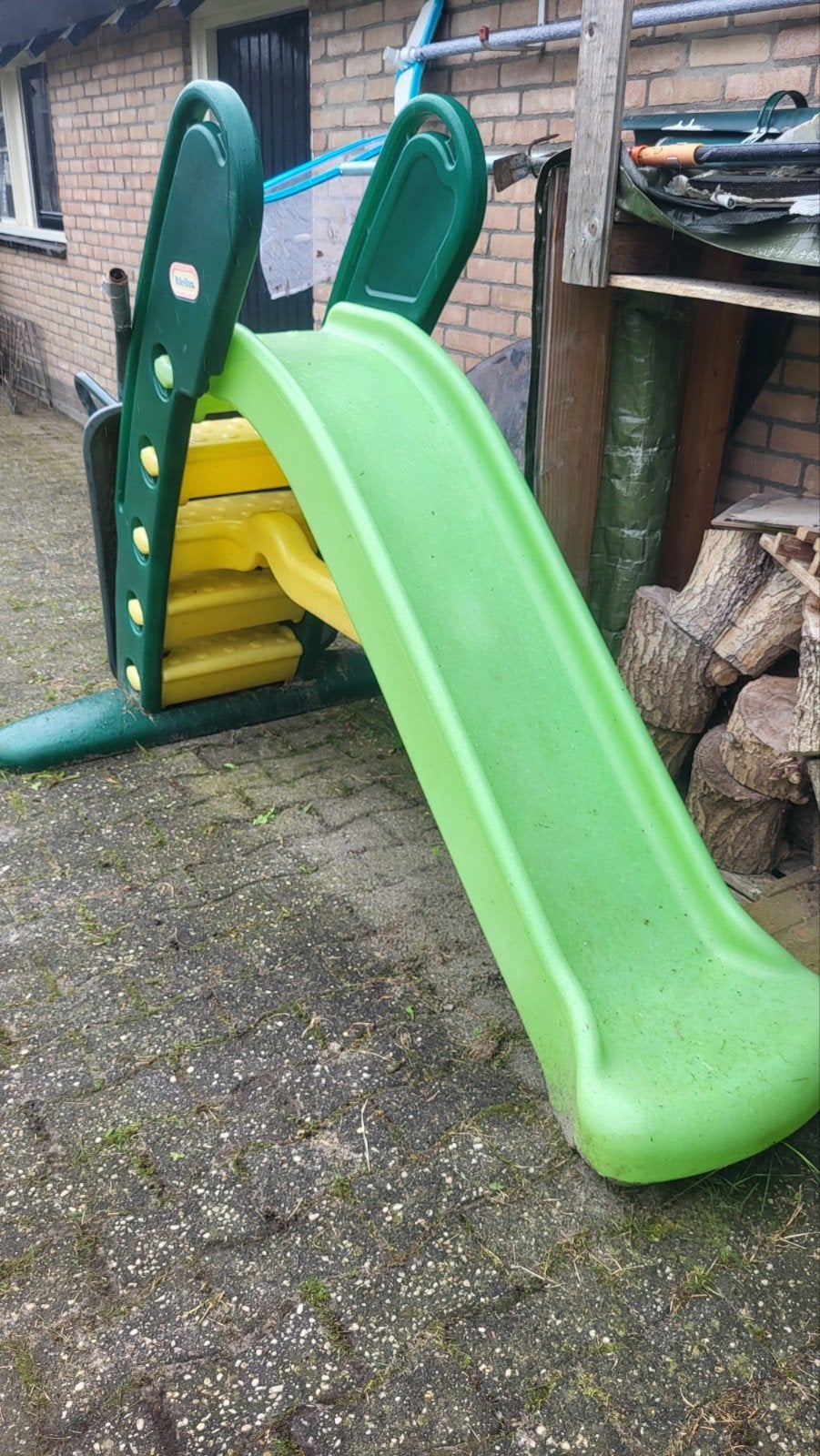 Little Tikes Glijbaan - Groen/Geel, Kinderen en Baby's, Ophalen, Gebruikt, Glijbaan