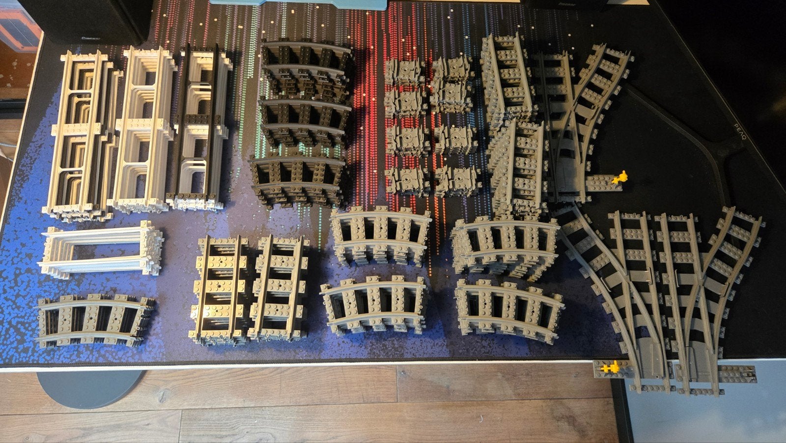 LEGO rails, Ophalen of Verzenden, Zo goed als nieuw, Losse stenen, Lego