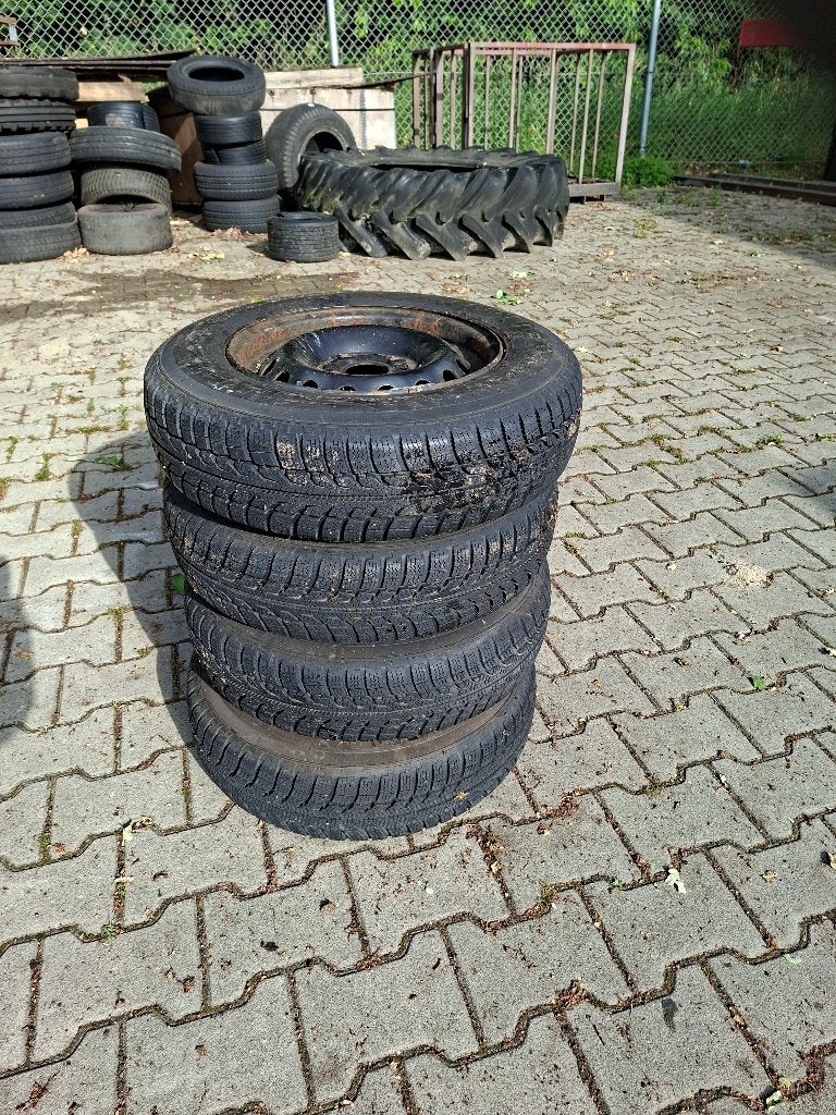 winterbanden 4x100 155/80 R13, Auto-onderdelen, Banden en Velgen, Ophalen, Gebruikt, 15 inch, Banden en Velgen