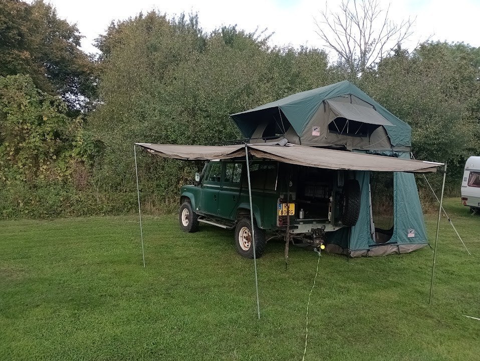 Daktent met ondertent en 270 graden luifel, Caravans en Kamperen, Ophalen, Gebruikt, Tot en met 3