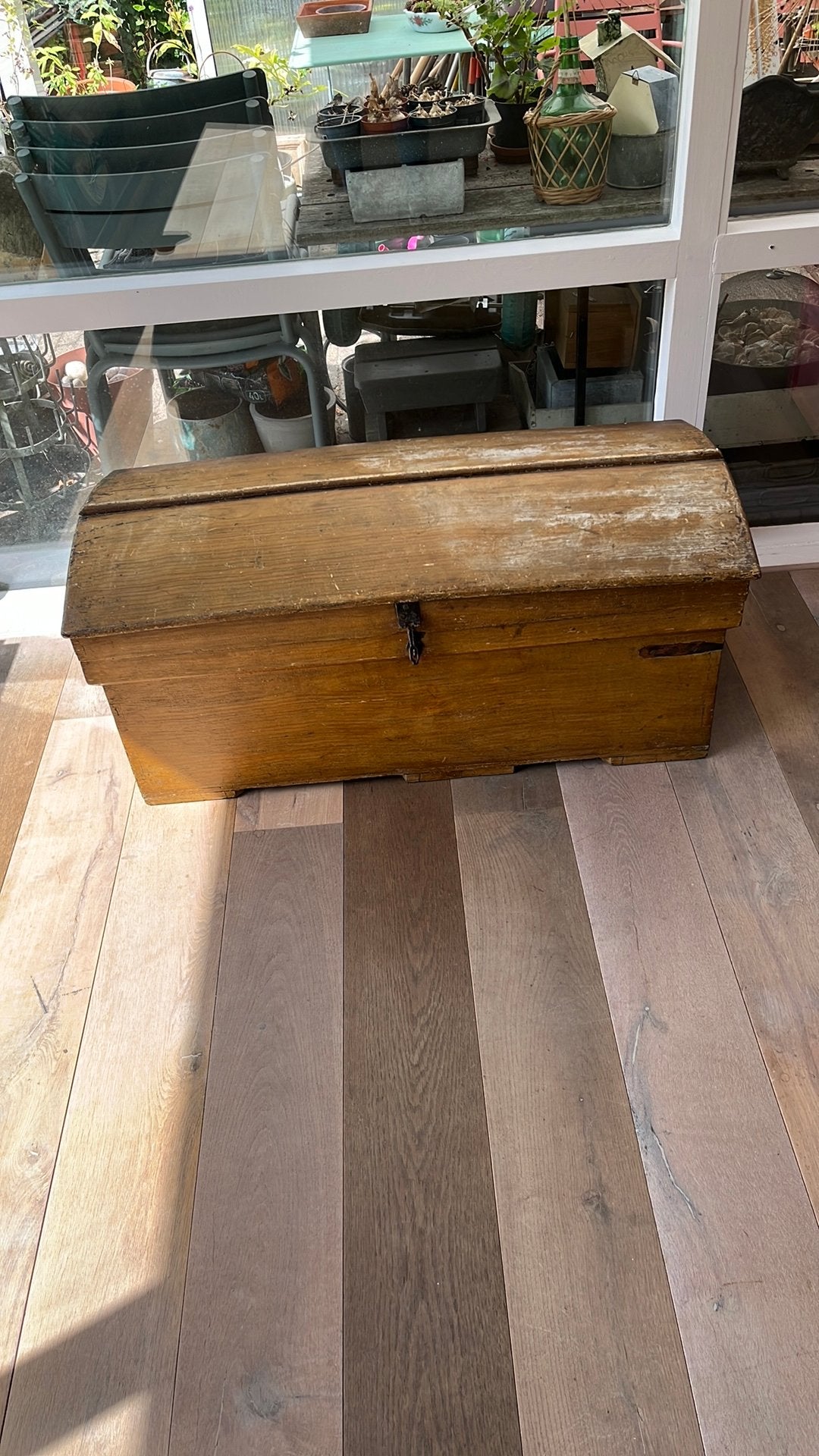Houten kist,bakkerskist,Speelgoedkist,verkleedkist, Ophalen, Zo goed als nieuw