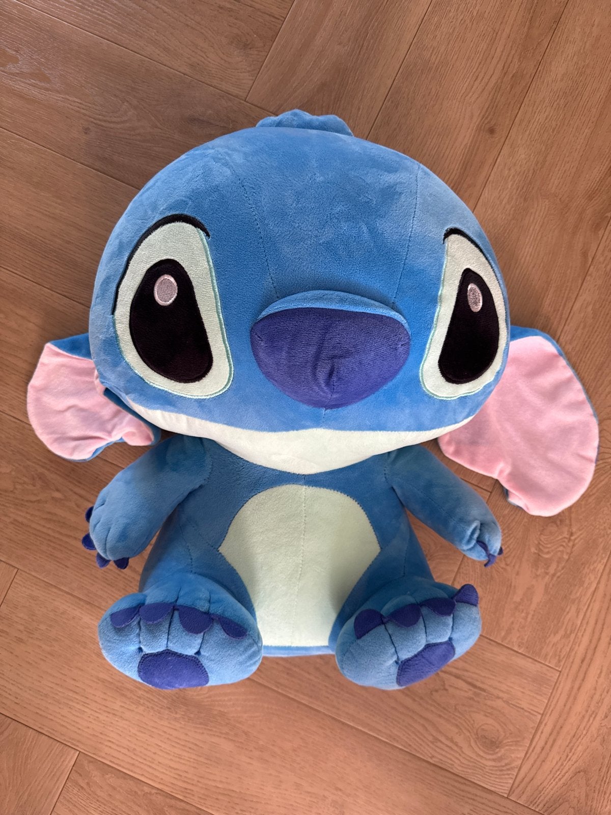 Grote Disney Stitch Knuffel - Zo goed als nieuw, Disney, Overige typen, Blauw, Ophalen of Verzenden