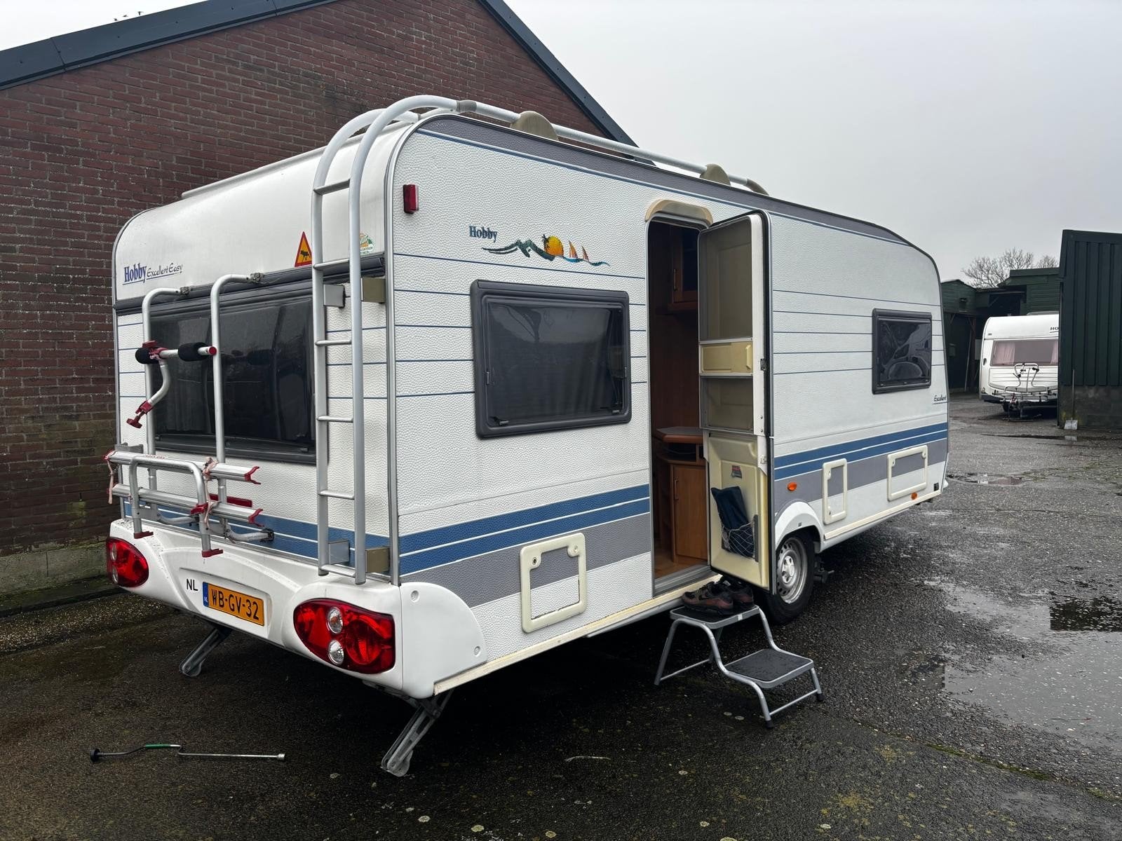 Hobby 540 UL Excellent Easy met mover en voortenten, Caravans en Kamperen, Caravans, Rondzit, Particulier, Luifel, 5 tot 6 meter