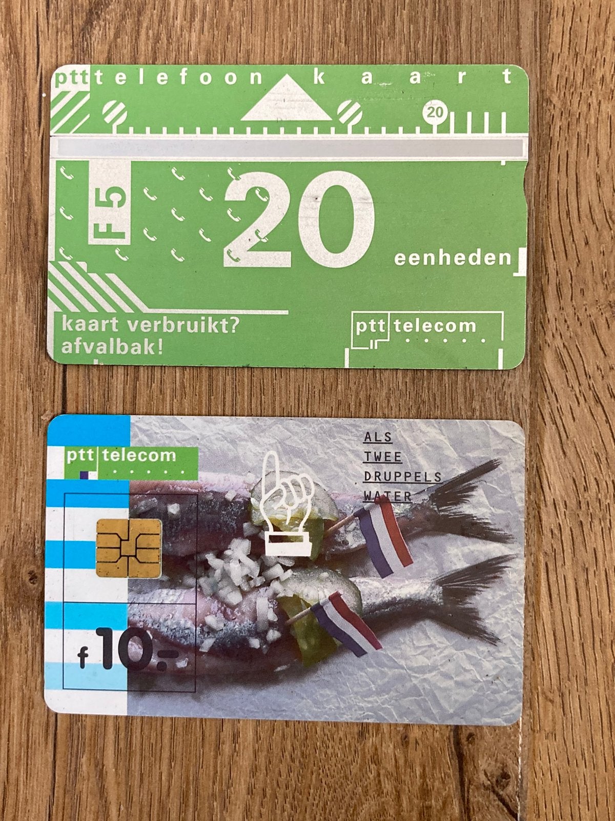 Drie telefoonkaarten., Verzamelen, Verzenden