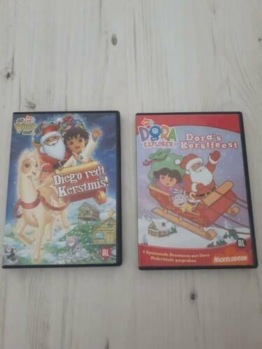 Kerst DVD's met Dora en Diego, Alle leeftijden, Ophalen of Verzenden, Zo goed als nieuw, Educatief