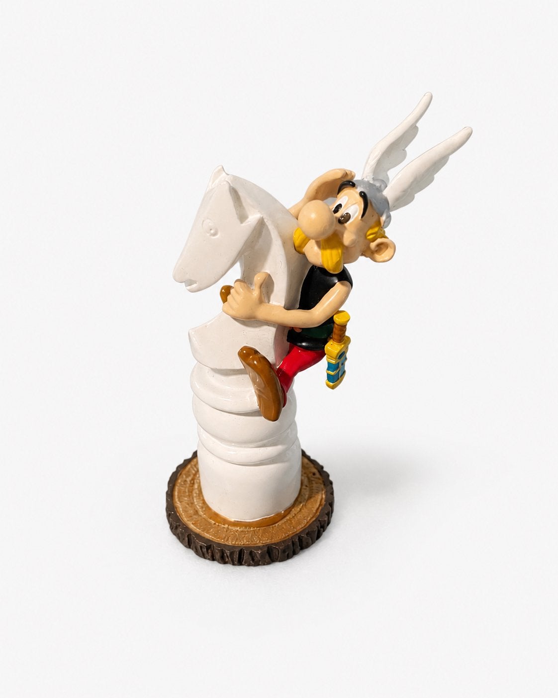 asterix verzamelbeeldje – asterix met paard / schaakstuk, Ophalen of Verzenden, Zo goed als nieuw, Overige typen