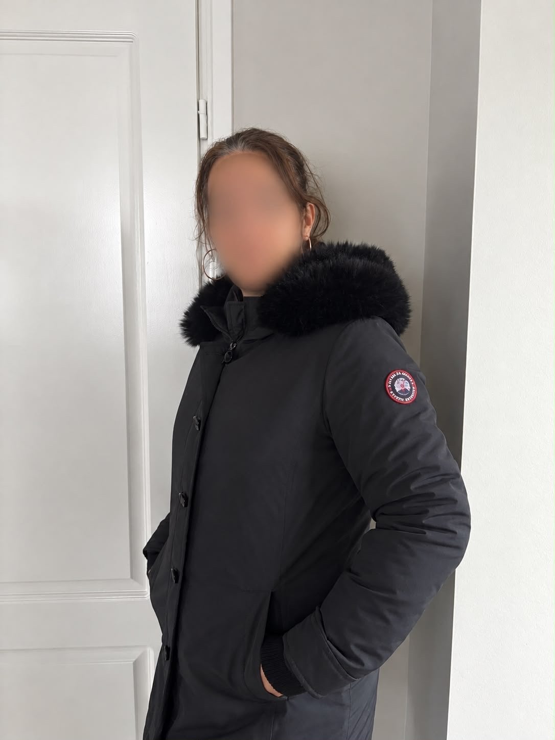 Fuchs schmitt jas met bontkraag, Kleding | Dames, Ophalen of Verzenden, Zo goed als nieuw, Maat 38/40 (M), Zwart