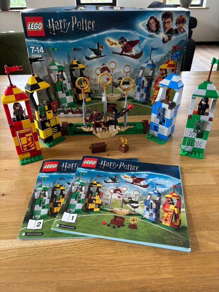 Harry Potter Lego 75956 Quidditch Match, Lego, Harry Potter, Ophalen of Verzenden, Zo goed als nieuw