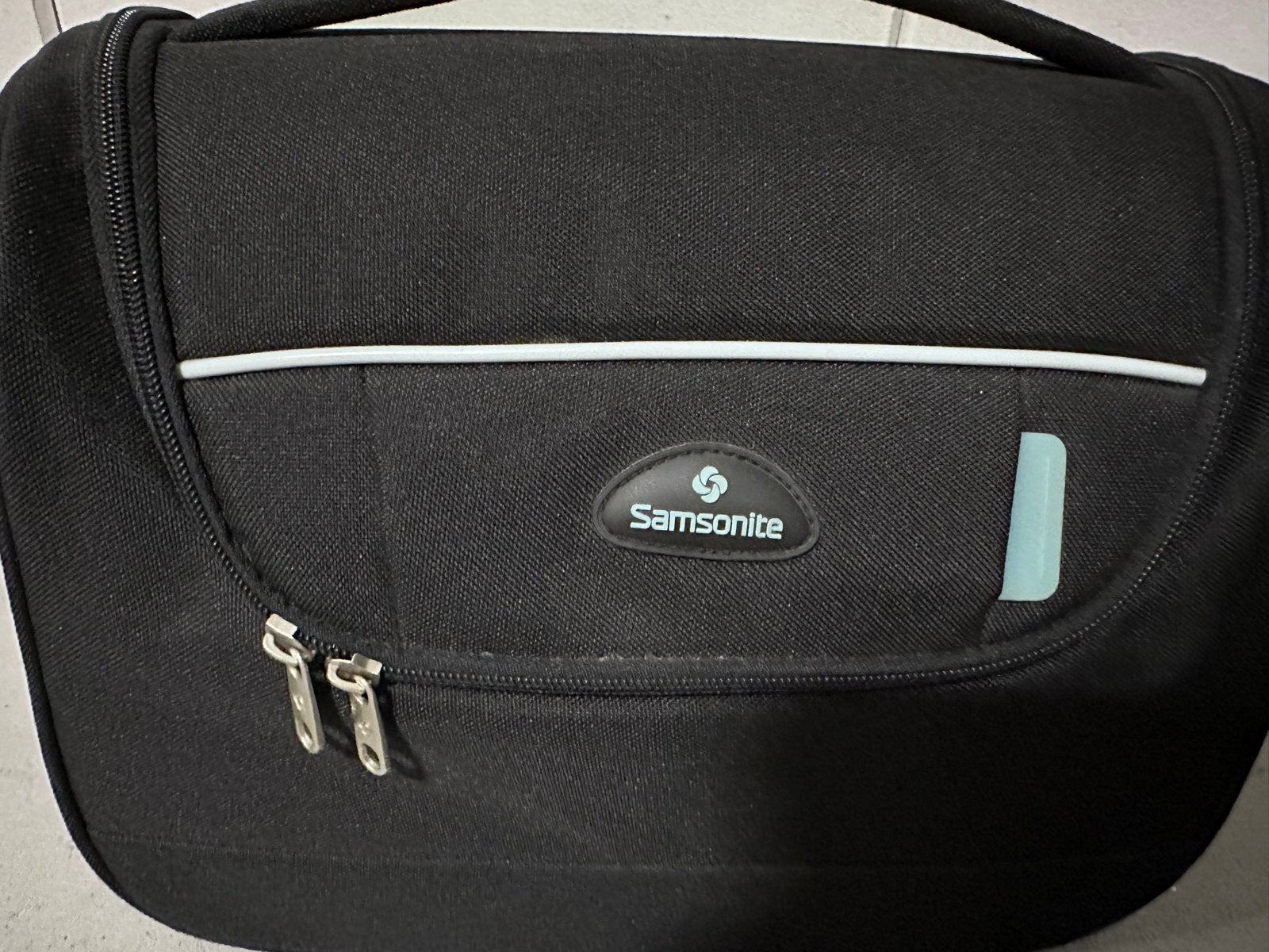Samsonite Toilettas/Reistas Zwart - Zo goed als nieuw, Verzenden, Zo goed als nieuw, Zwart, Heer of Dame