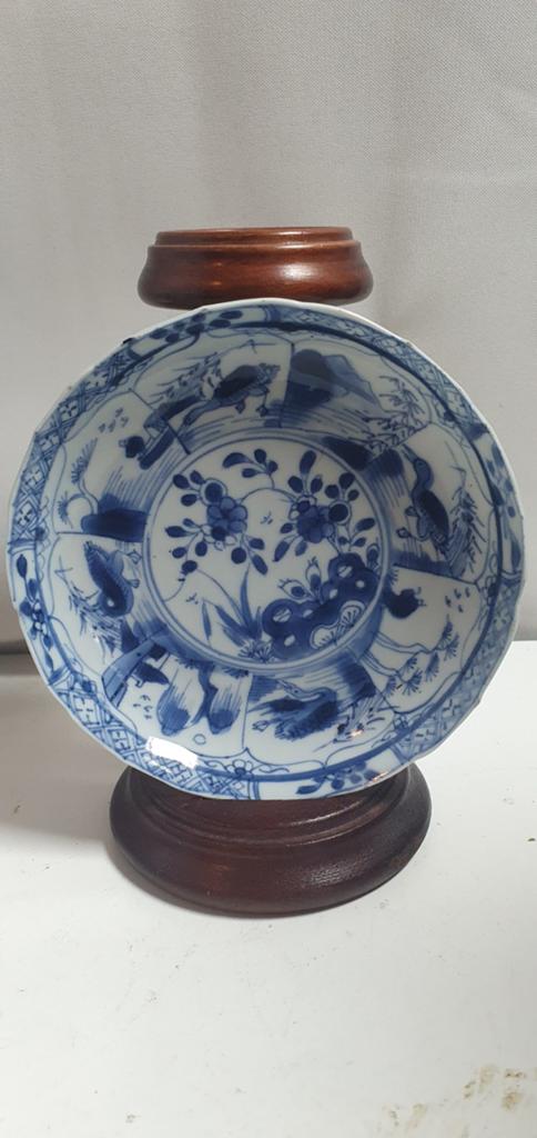 Chinees schotel met ganzen decor, Antiek en Kunst, Antiek | Porselein, Ophalen of Verzenden