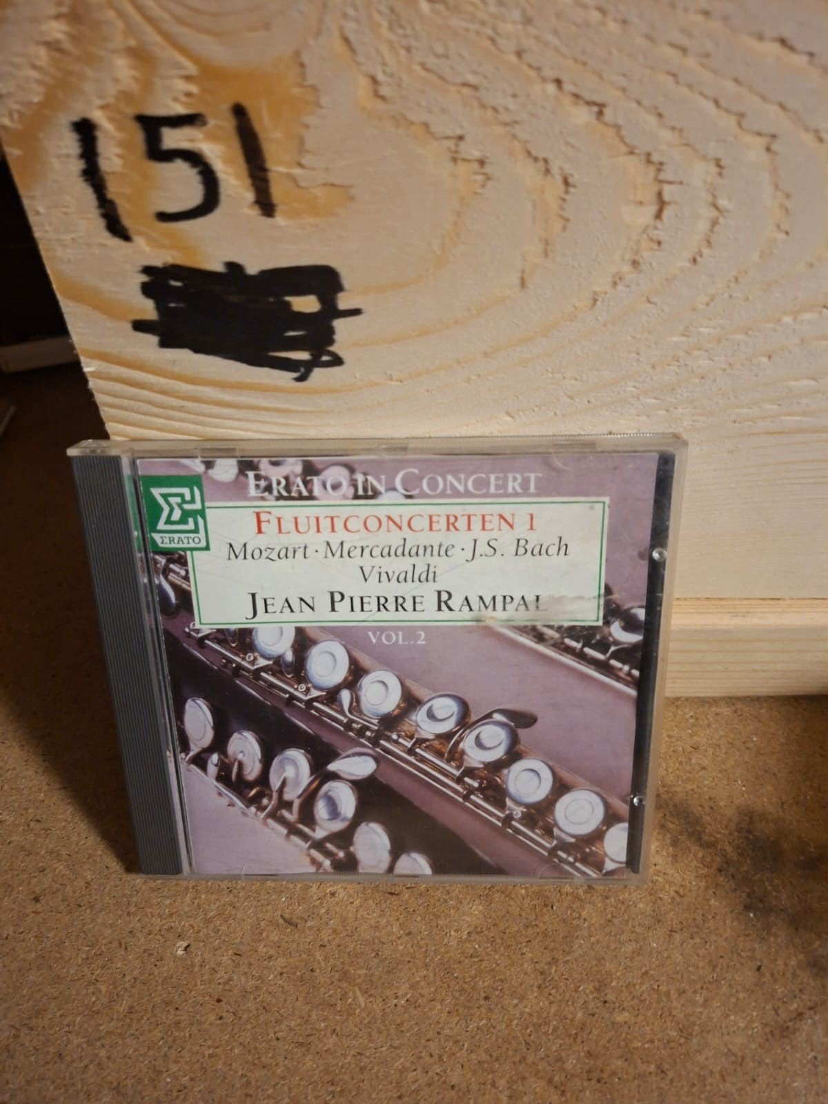 Erato in Concert: Fluitconcerten 1 - Jean Pierre Rampal, Gebruikt, Mozart, Soloconcert, Ophalen of Verzenden