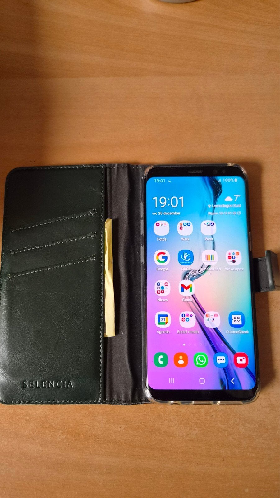 Samsung Galaxy S8 met 64GB opslag in goede staat, Gebruikt, Zwart, Touchscreen, Ophalen of Verzenden