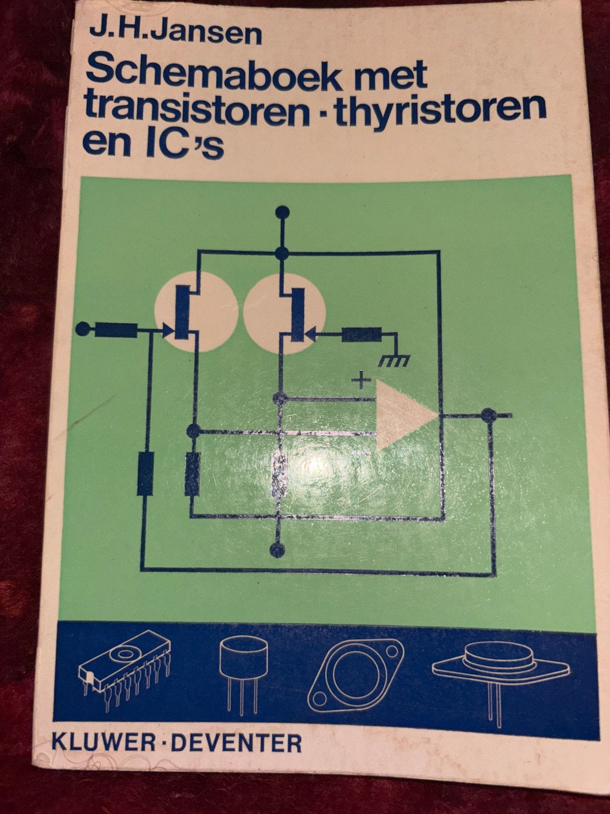 Schemaboek met transistoren, thyristoren en IC's - J.H. Jans, Boeken, Ophalen of Verzenden, Gelezen, Elektrotechniek
