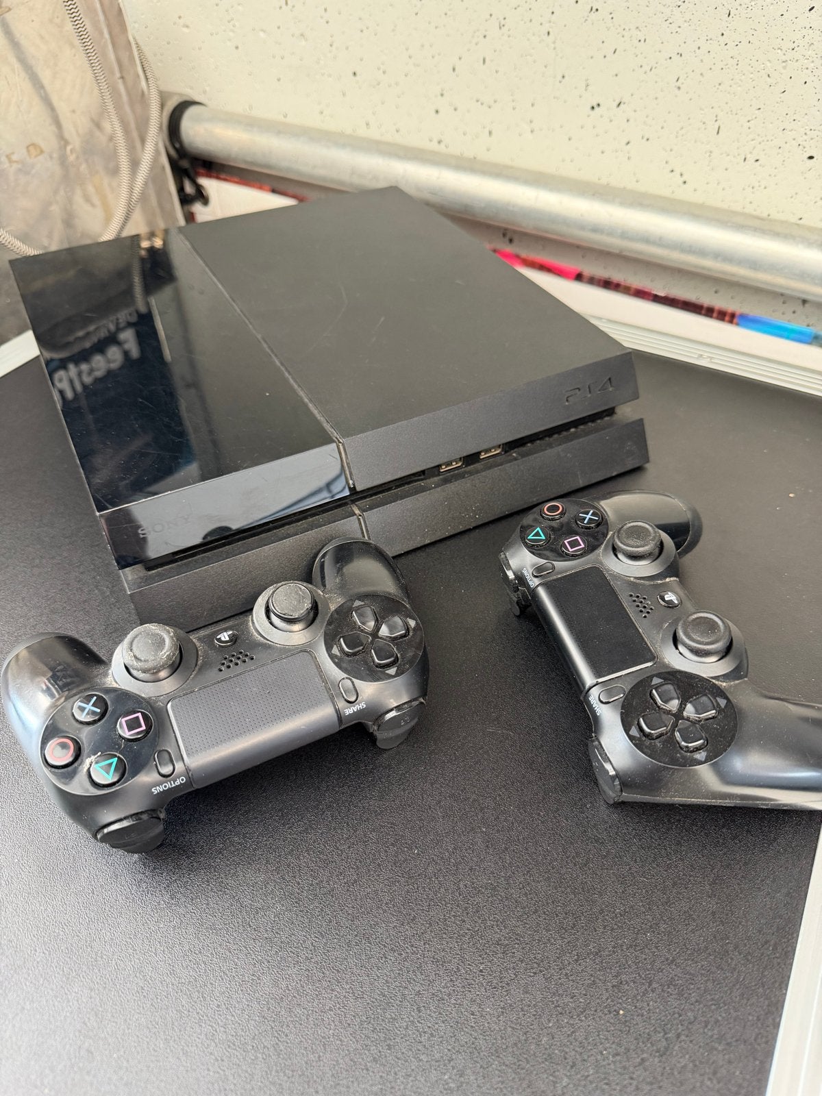 Sony PlayStation 4 met 2 controllers en games, Met 2 controllers, Ophalen of Verzenden, Original, 500 GB