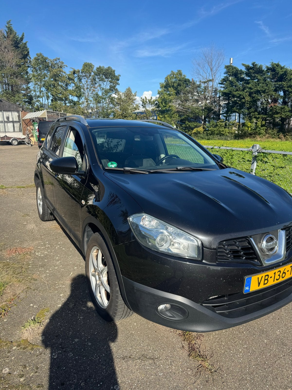 Nissan Qashqai 2012, Auto's, Automaat, Stof, 1995 cc, Zwart