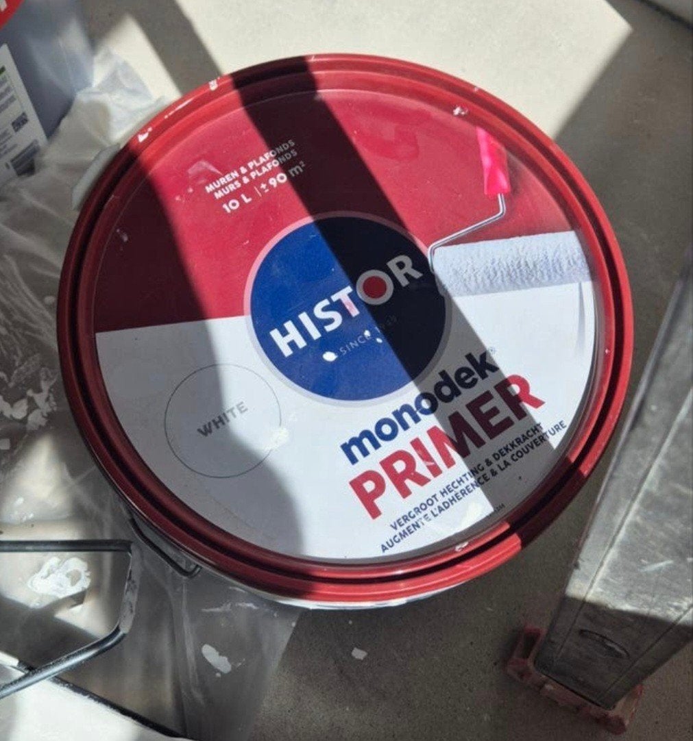 Histor Monodek Primer Wit - Ongeveer 9 liter, Ophalen