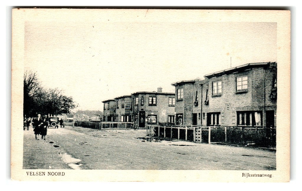 Velsen Noord, Rijksstraatweg, Ophalen of Verzenden, 1920 tot 1940, Ongelopen, Noord-Holland