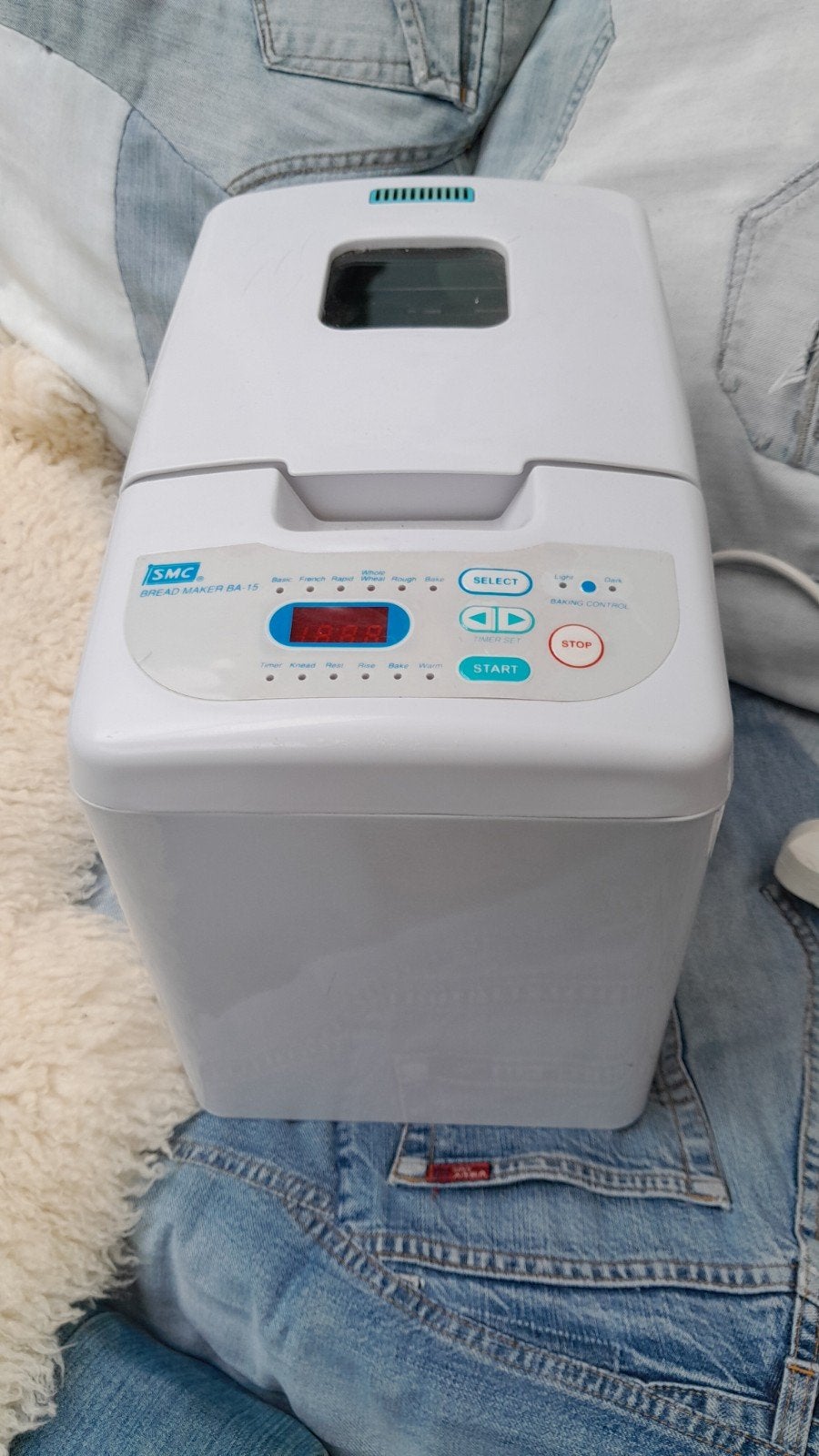 SMC Broodbakmachine BA-15 - Maak zelf heerlijk brood!, Witgoed en Apparatuur, Broodbakmachines, Met timer, Gebruikt, Kijkvenster