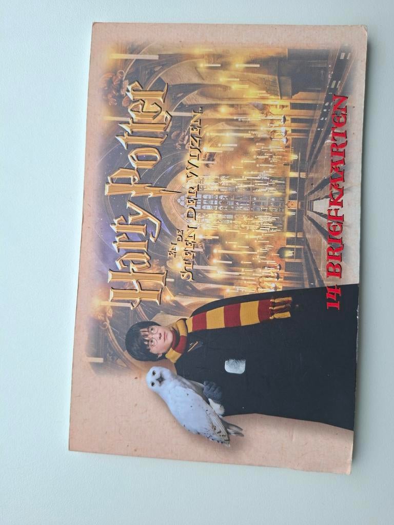 Harry Potter en de Steen der Wijzen 14 Briefkaarten, Verzamelen, Harry Potter, Ophalen of Verzenden, Gebruikt, Boek of Poster